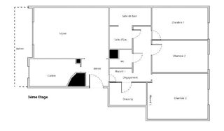  Appartement  vendre 4 pices 90 m