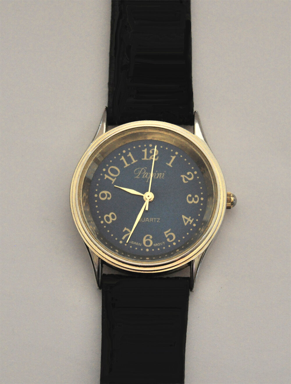 Montre homme ou femme, cadran bleu, boiti&eacute; dor&eacute;, Bijoux et montres