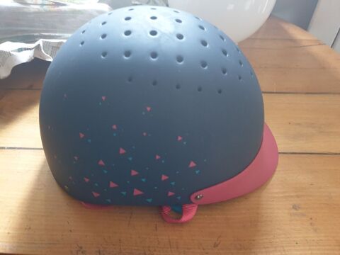 Bombe �quitation bleue marine et rouge, taille 55 - 58 cm 8 Mouxy (73)