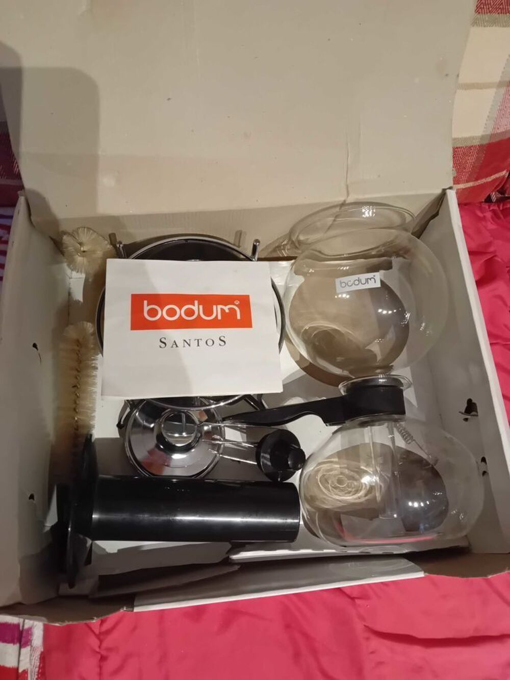 CAFETIERE BODUM SANTOS 8 TASSES COFFRET Electroménager