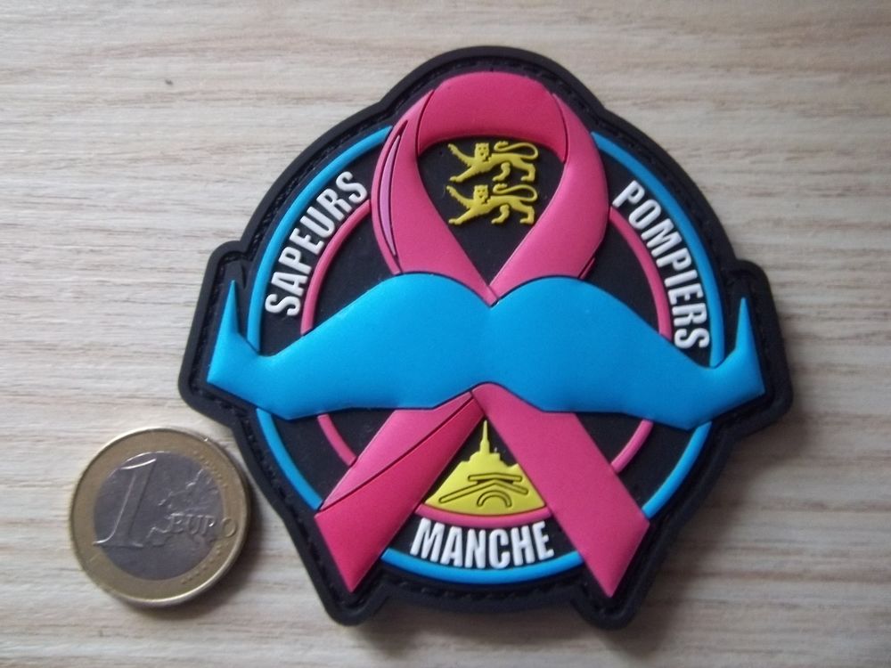 &eacute;cusson sapeurs pompiers Manche Normandie insigne 