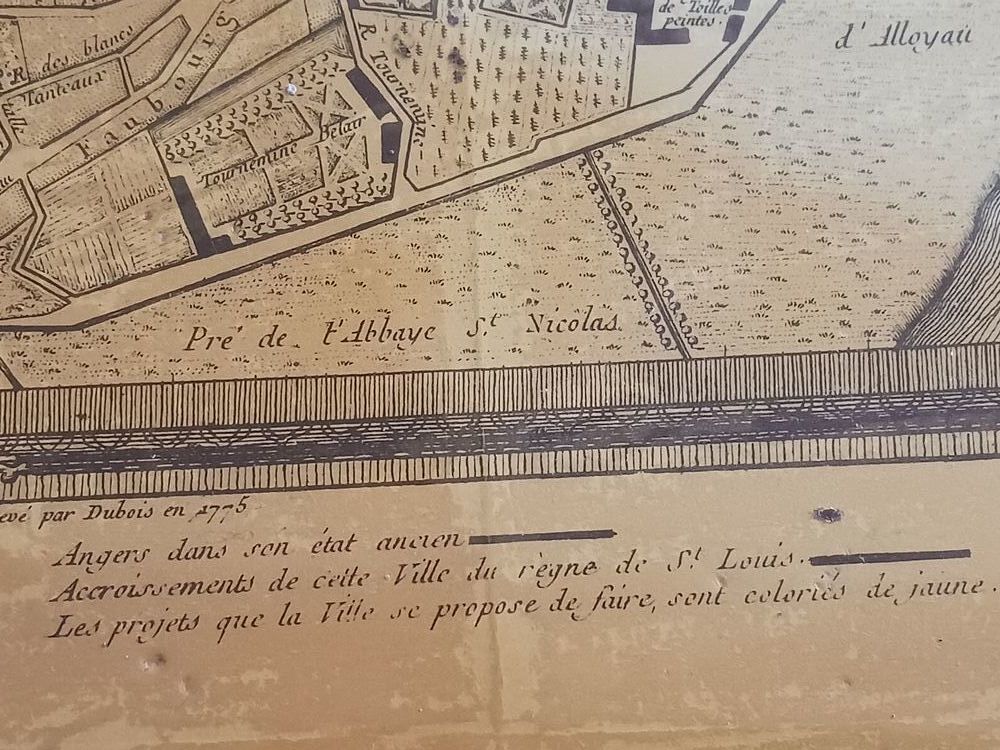 Plan d'Angers de 1776 