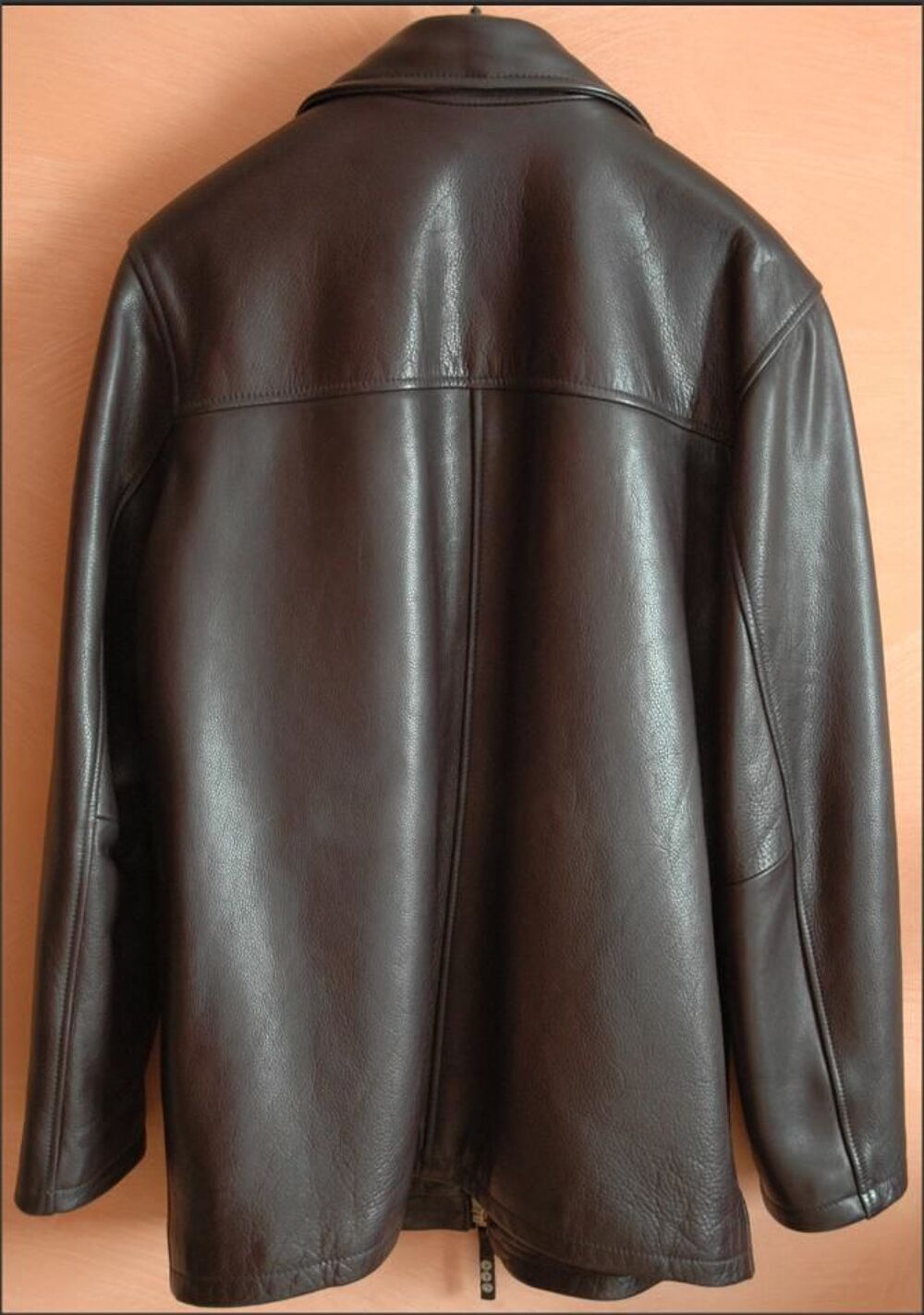 Veste blouson Cuir marque originale Chevignon&reg; Taille L Neuf V�tements