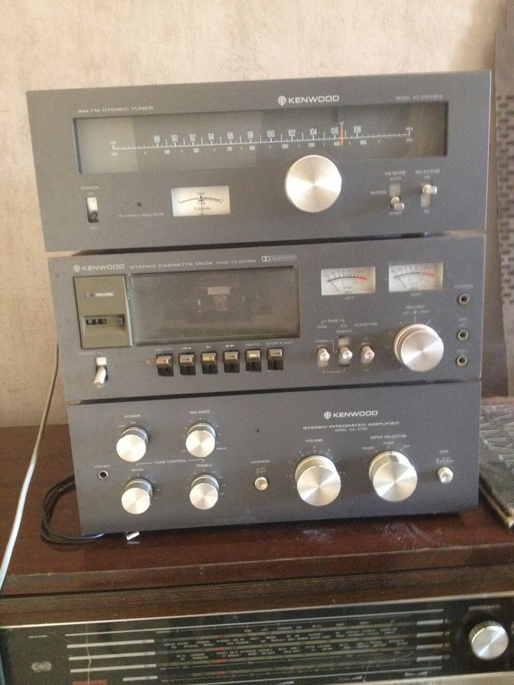 chaine kenwood ka 3750 kt 5300 mk2 et kx 520 mk2 Audio et hifi