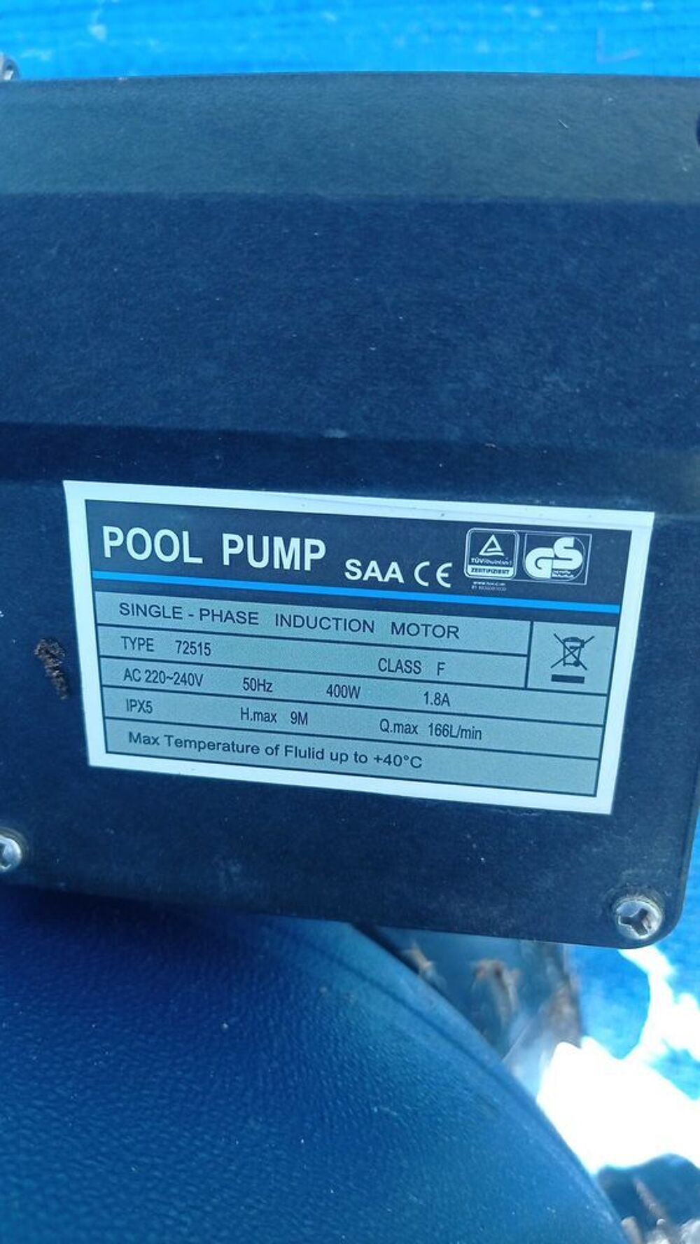 pompe piscine Jardin