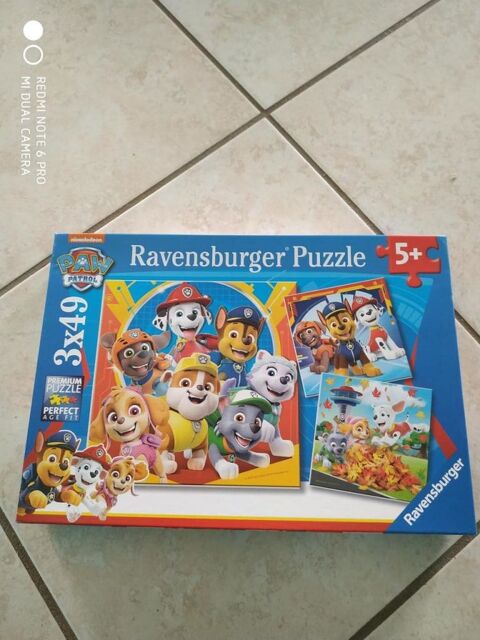 Ravensburger Puzzle Pat'patrouille 3x49 pi�ces (Neuf) 12 Ardoix (07)