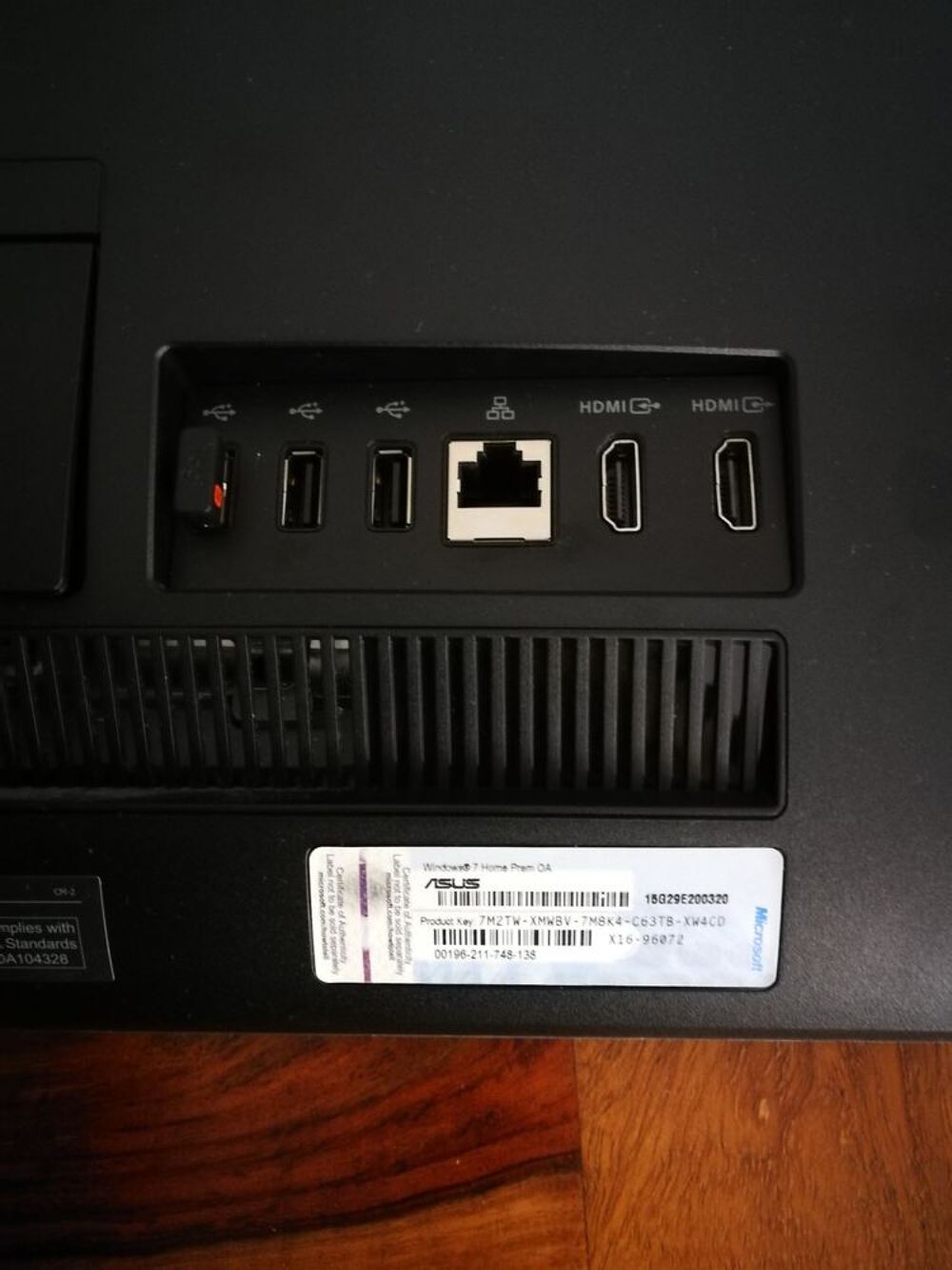 Ordinateur ASUS " tout en 1 " Matériel informatique