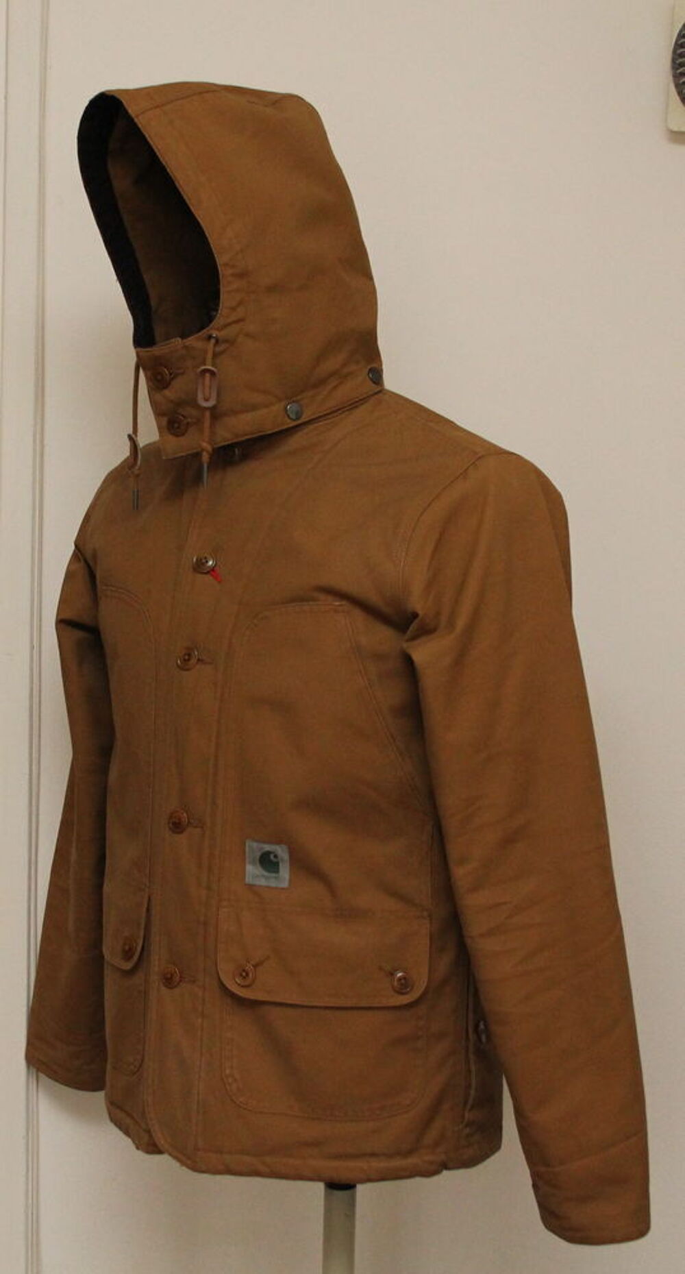 Veste tabac capuche CARHARTT 
Taille S Vêtements