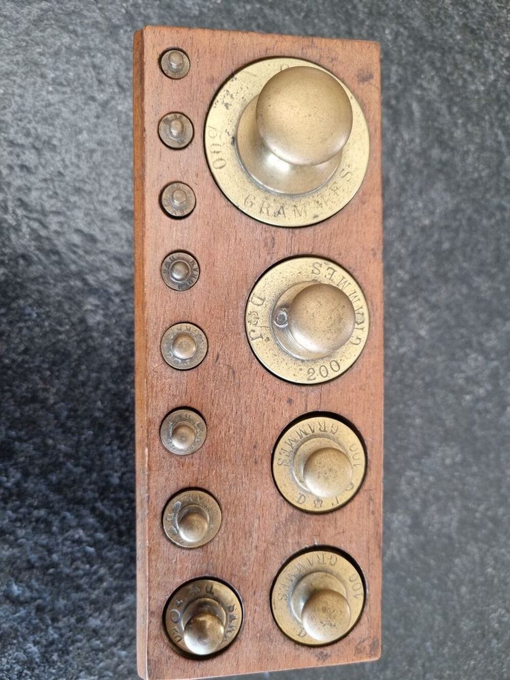 S&eacute;rie Poids cuivre compl&egrave;te D�coration