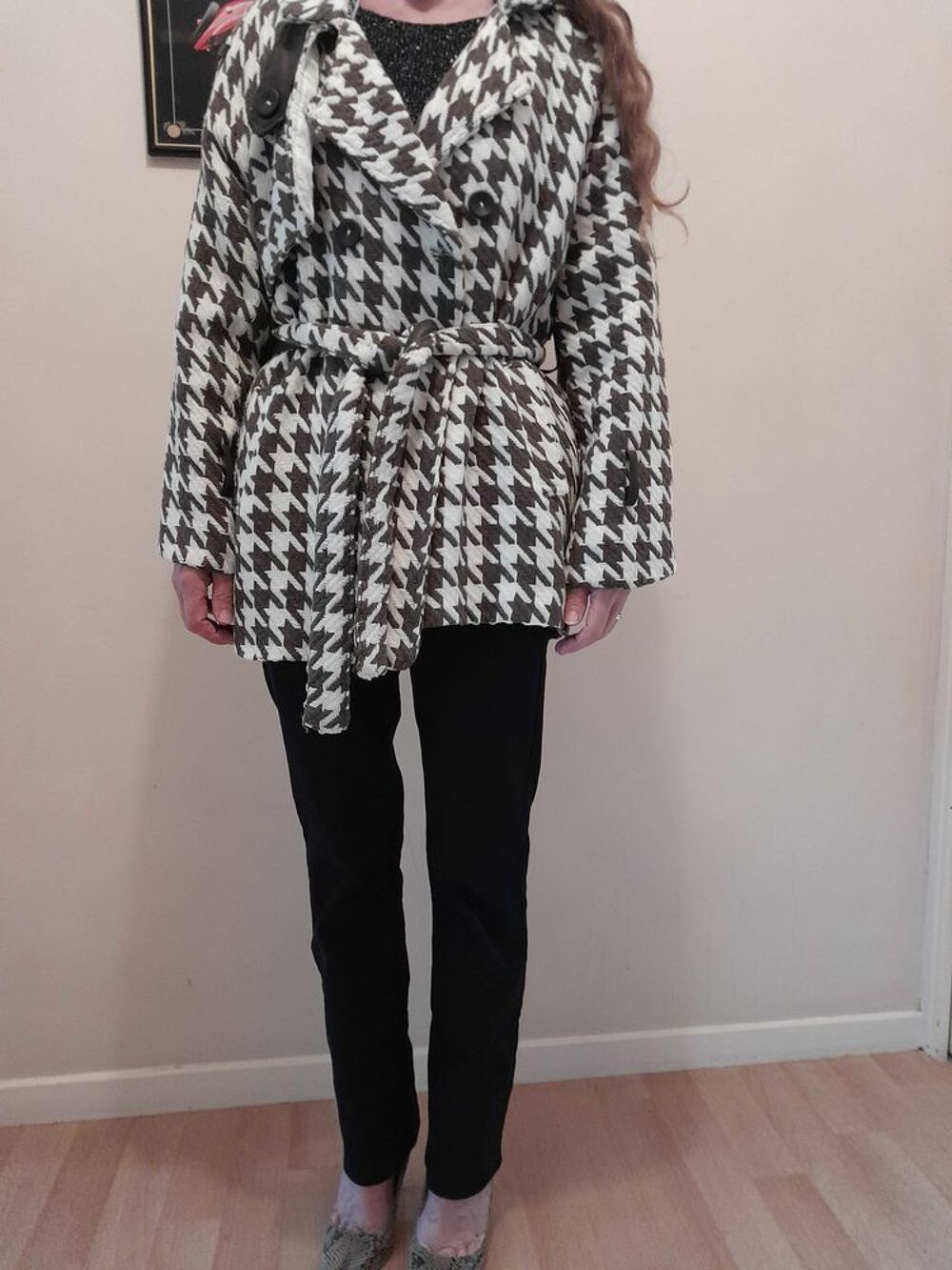 veste f&eacute;minine pieds de poule Vêtements