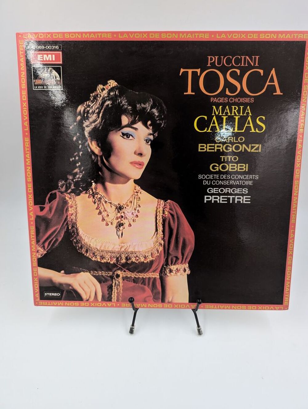 Vinyle 33 tours Puccini Tosca, Maria Callas, Carlo Bergonzi CD et vinyles
