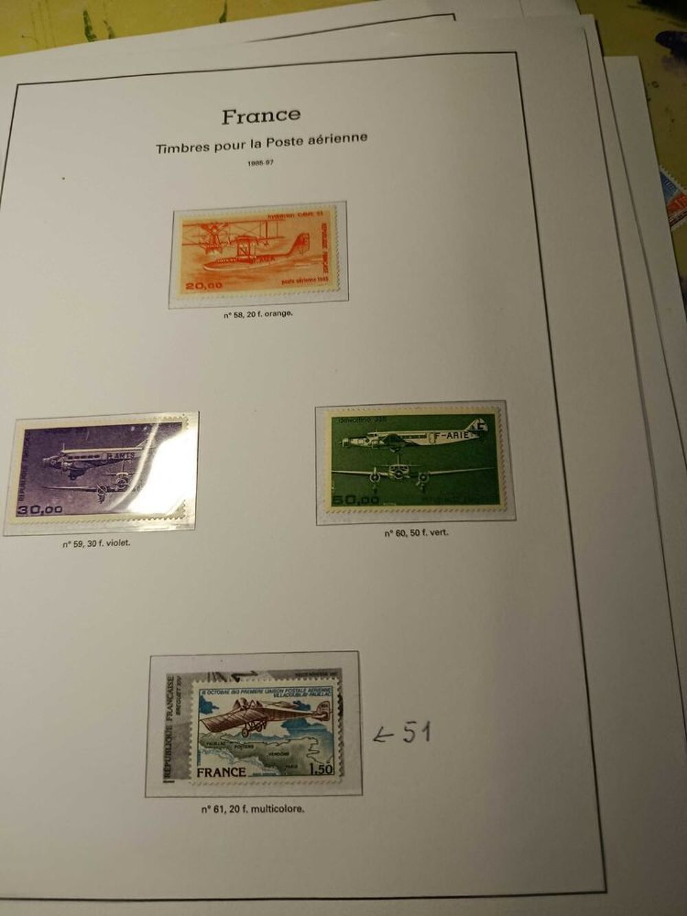 timbres de collection fran&ccedil;ais 