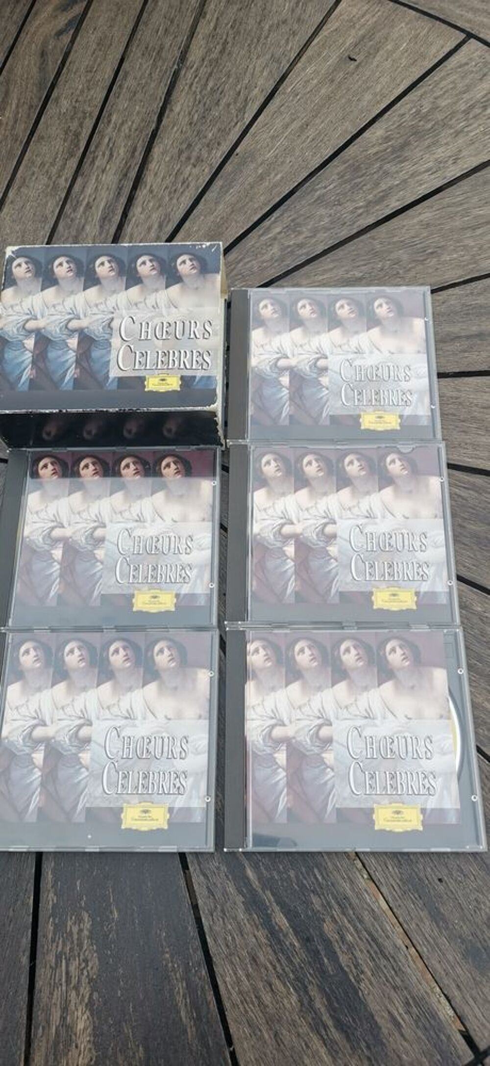 COFFRET LES CH?URS C&Eacute;L&Egrave;BRES CD et vinyles