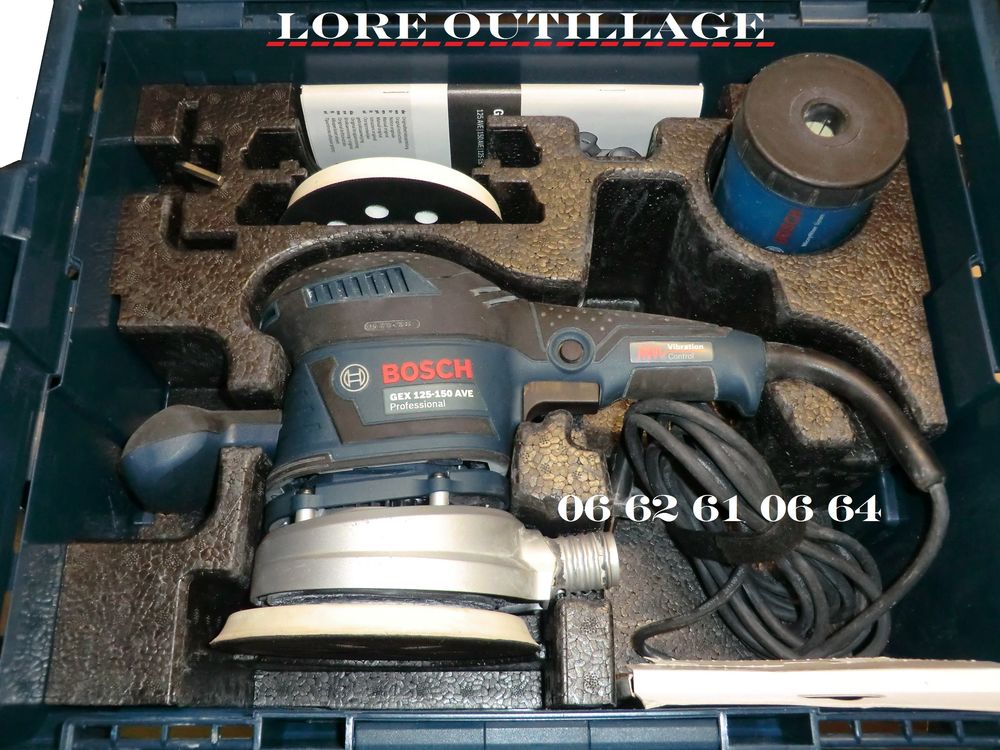 BOSCH GEX 125-150 AVE - Ponceuse excentrique Bricolage