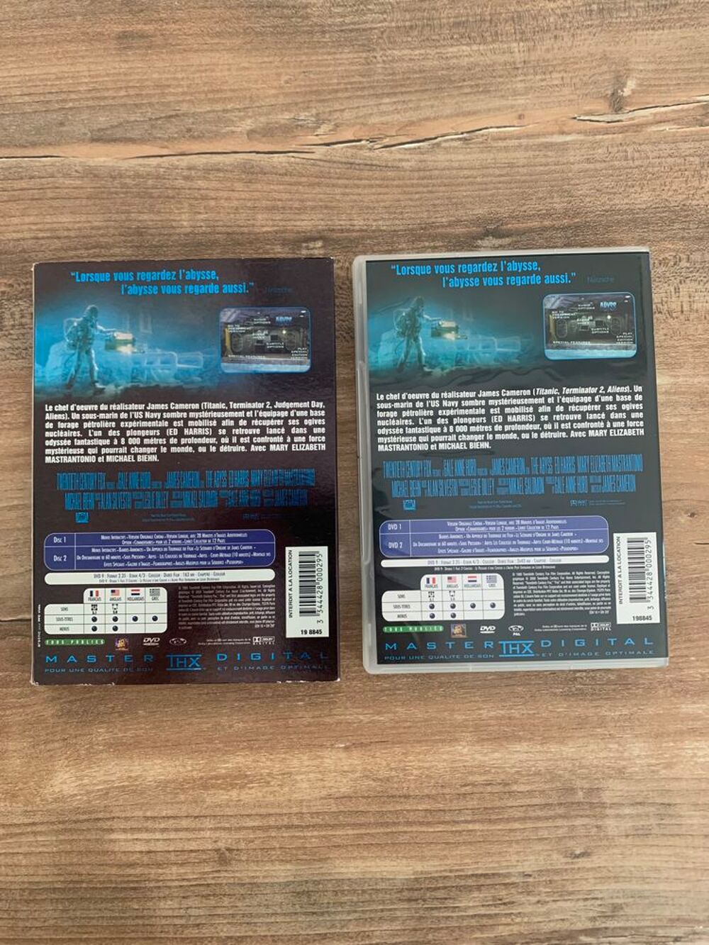 Coffret DVD " Abyss " Edition sp&eacute;ciale DVD et blu-ray