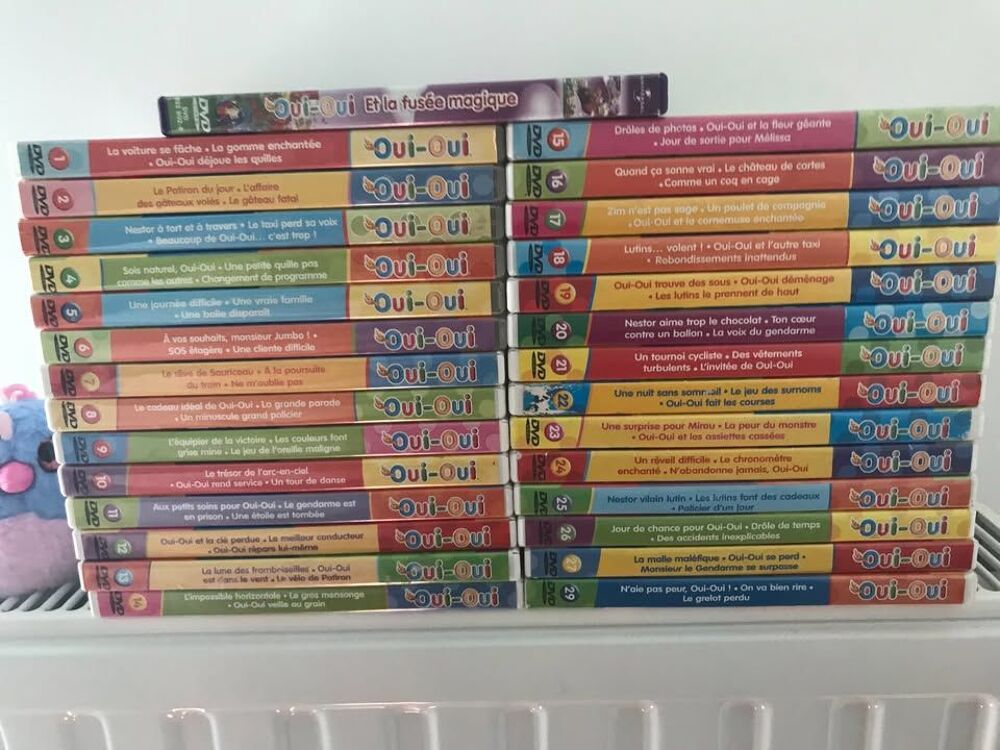 Lot 28 DVD collections Oui-Oui DVD et blu-ray