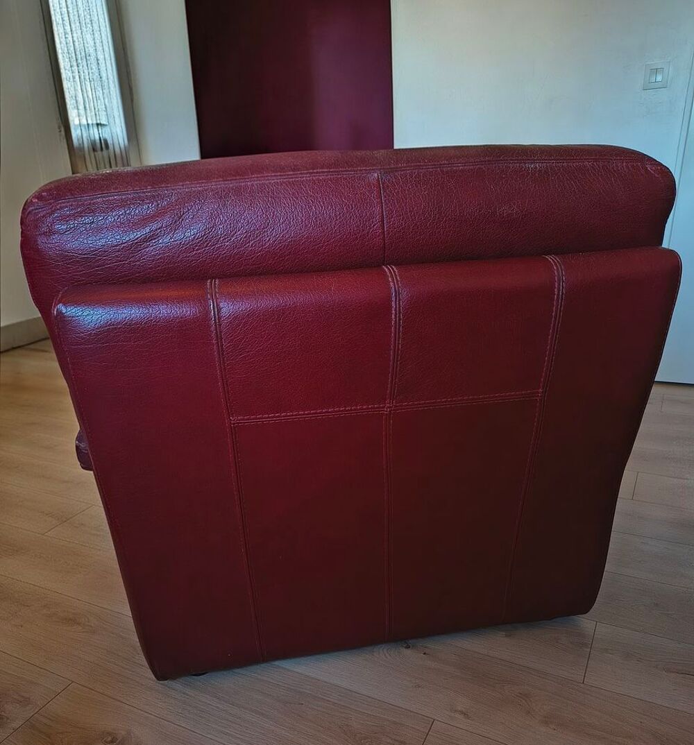 CANAPE + FAUTEUIL EN CUIR DE BUFFLE Meubles