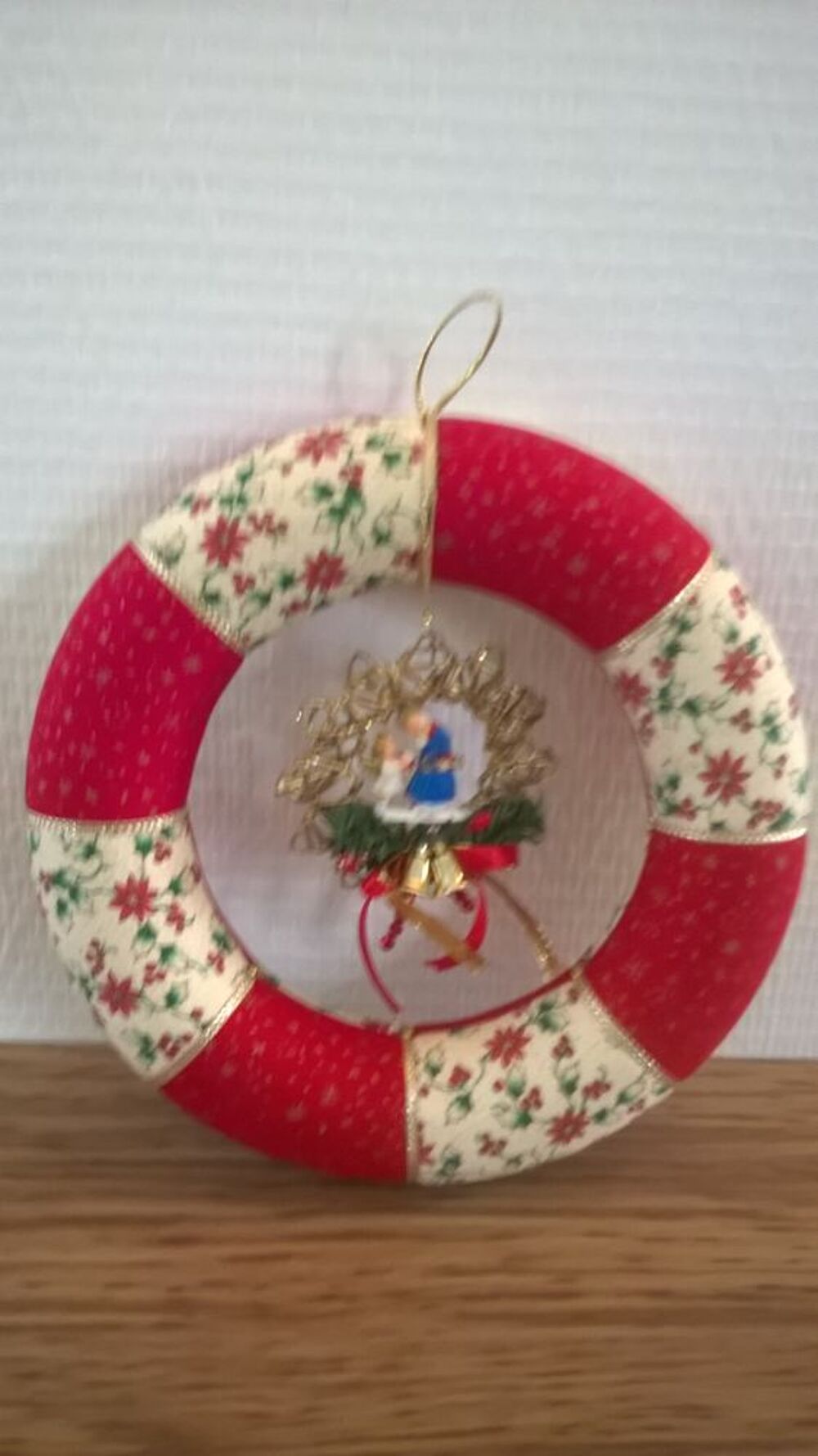 COURONNE NOEL ROUGE Décoration