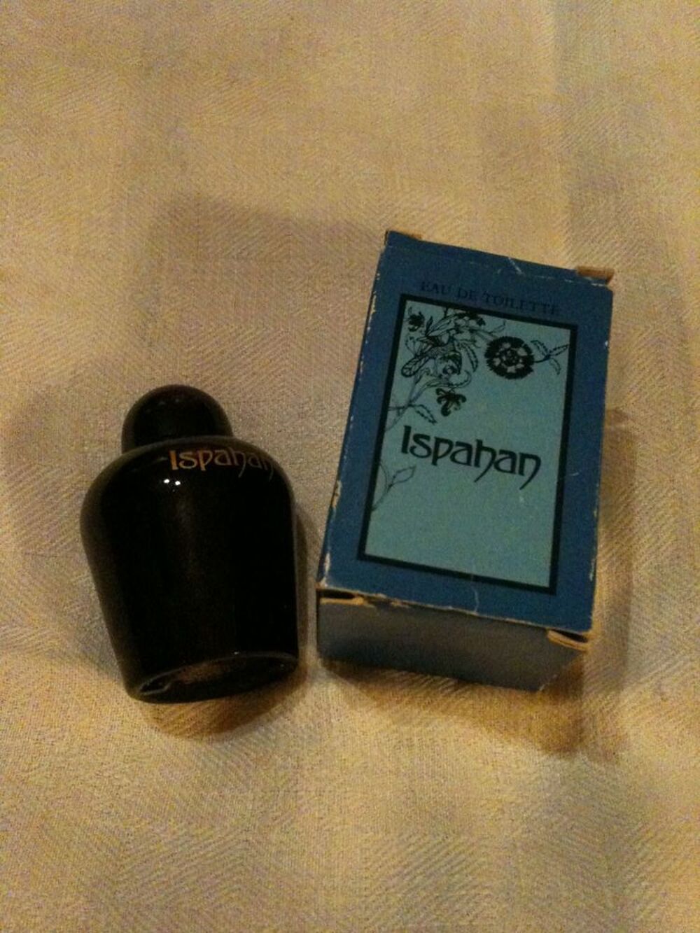 6 flacons miniatures vides parfum + 1 plein 