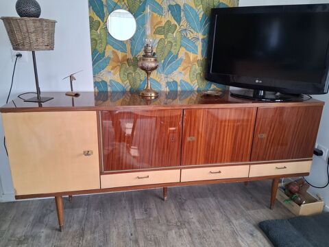 Très joli meuble enfilade vintage bi-color années 1950 BEG Lille (59)