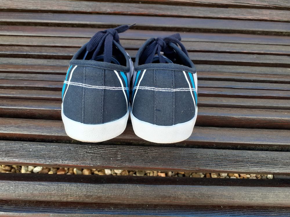 Baskets homme marque Creeks en toile gris bleu neuve T45 Chaussures