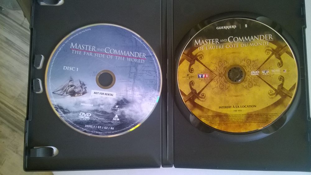 DVD Master and Commander DVD et blu-ray