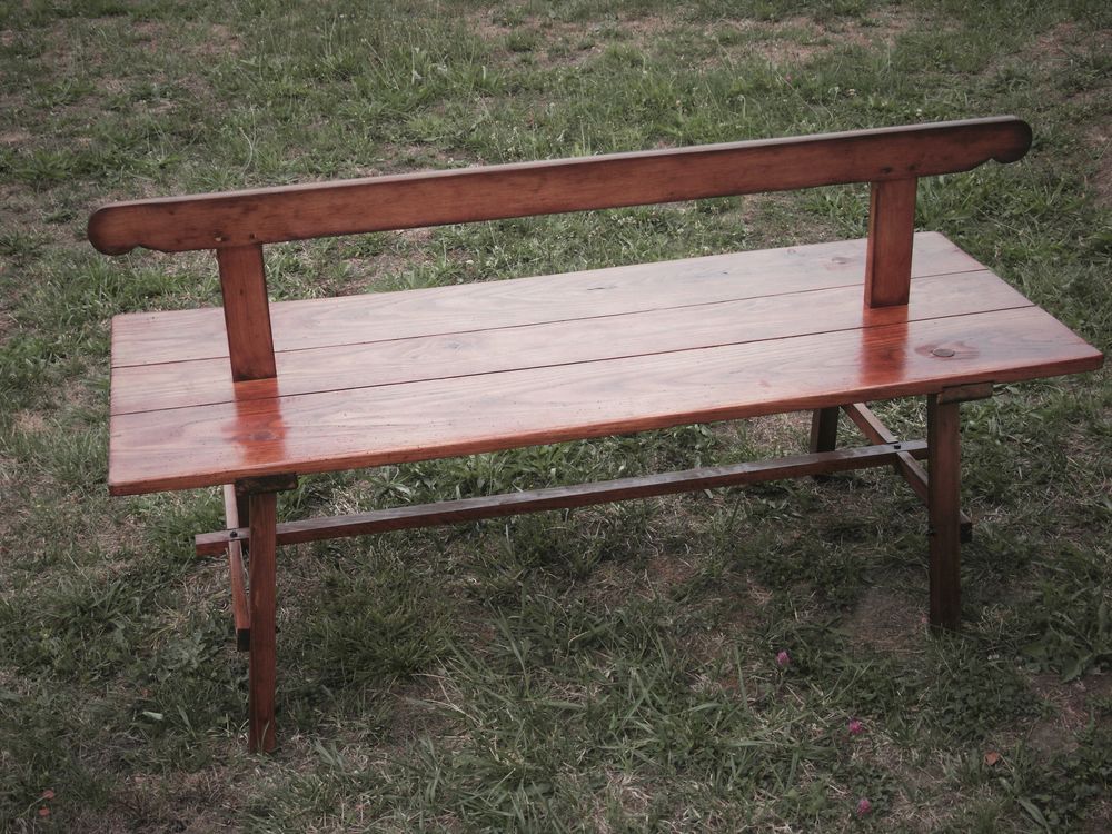 Banc double de bistro Meubles