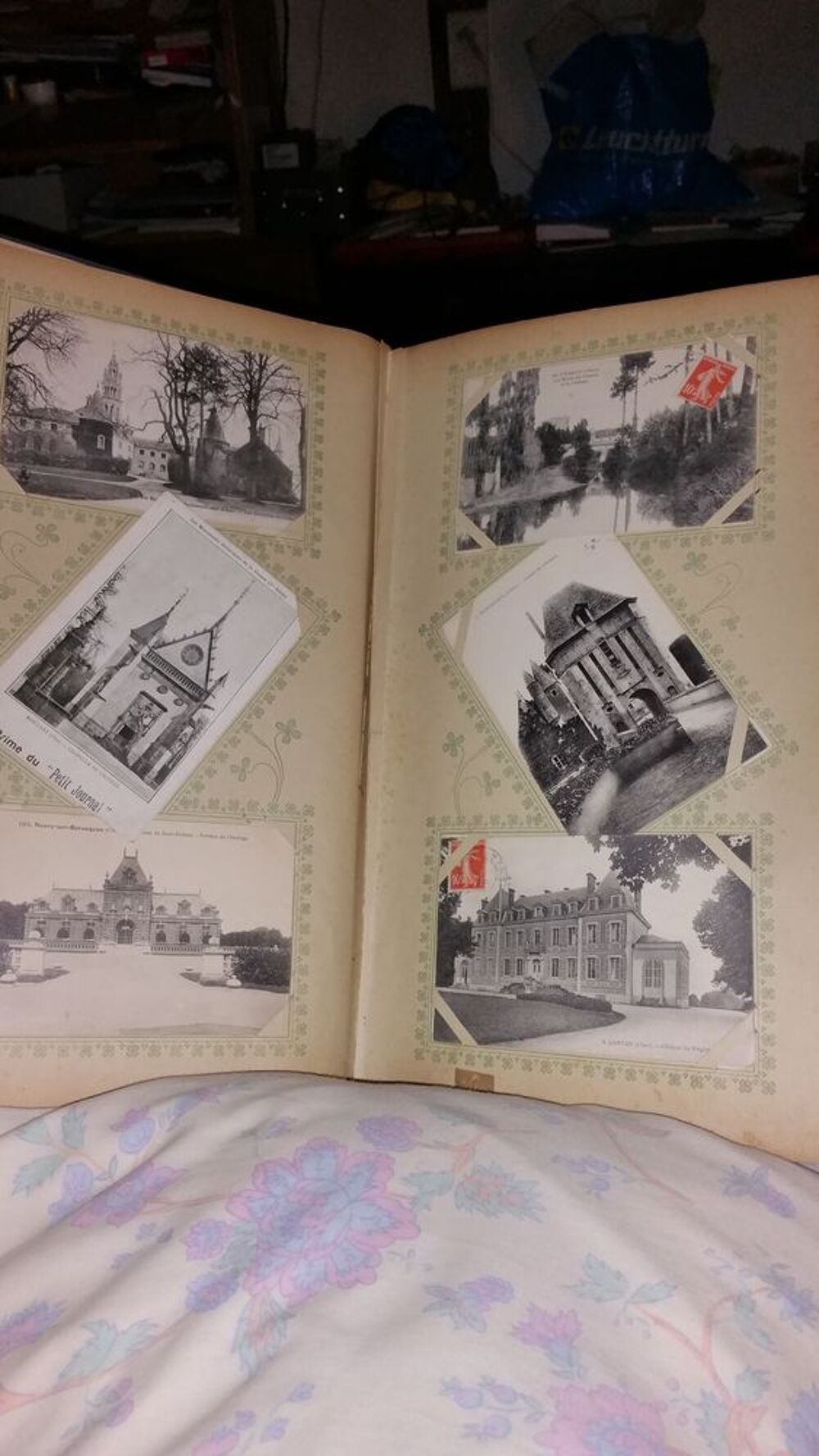 Cartes postales anciennes de 1900 th&egrave;mes ch&acirc;teaux 