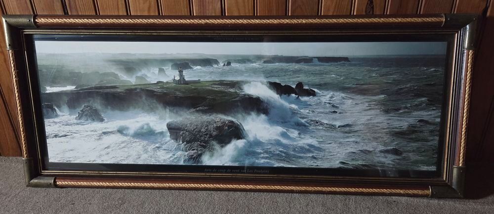 Tableau mer d&eacute;cha&icirc;n&eacute;e Décoration