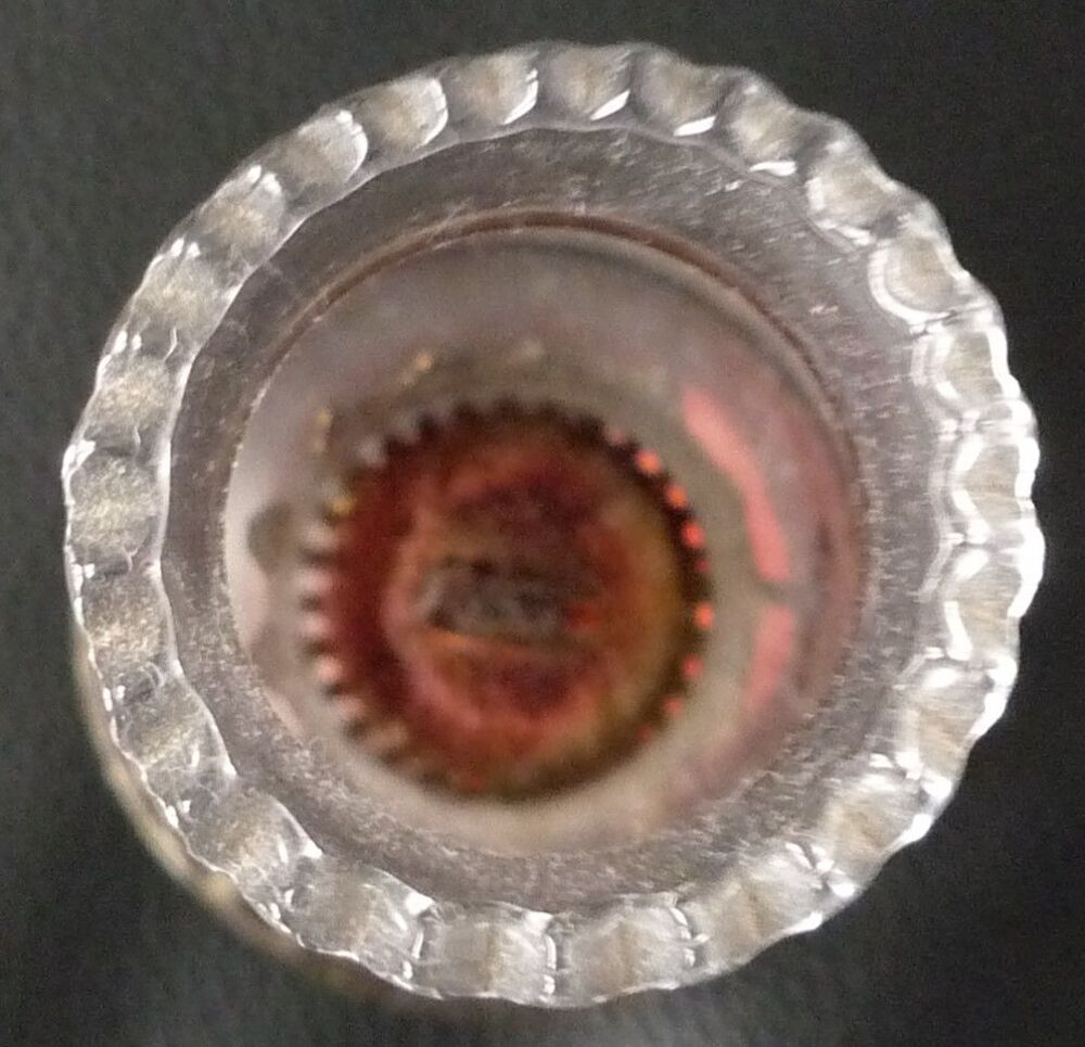 Lampe a p&eacute;trole / huile petit mod&egrave;le en verre Décoration