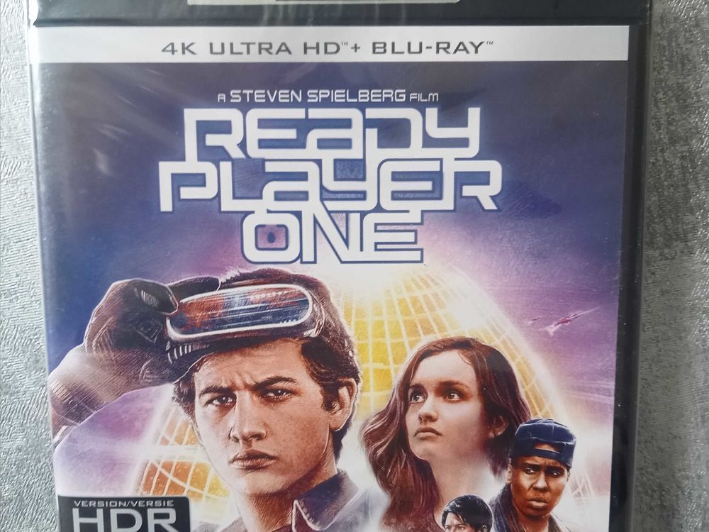 BLU-RAY 4K + BLU-RAY READY PLAYER ONE DVD et blu-ray
