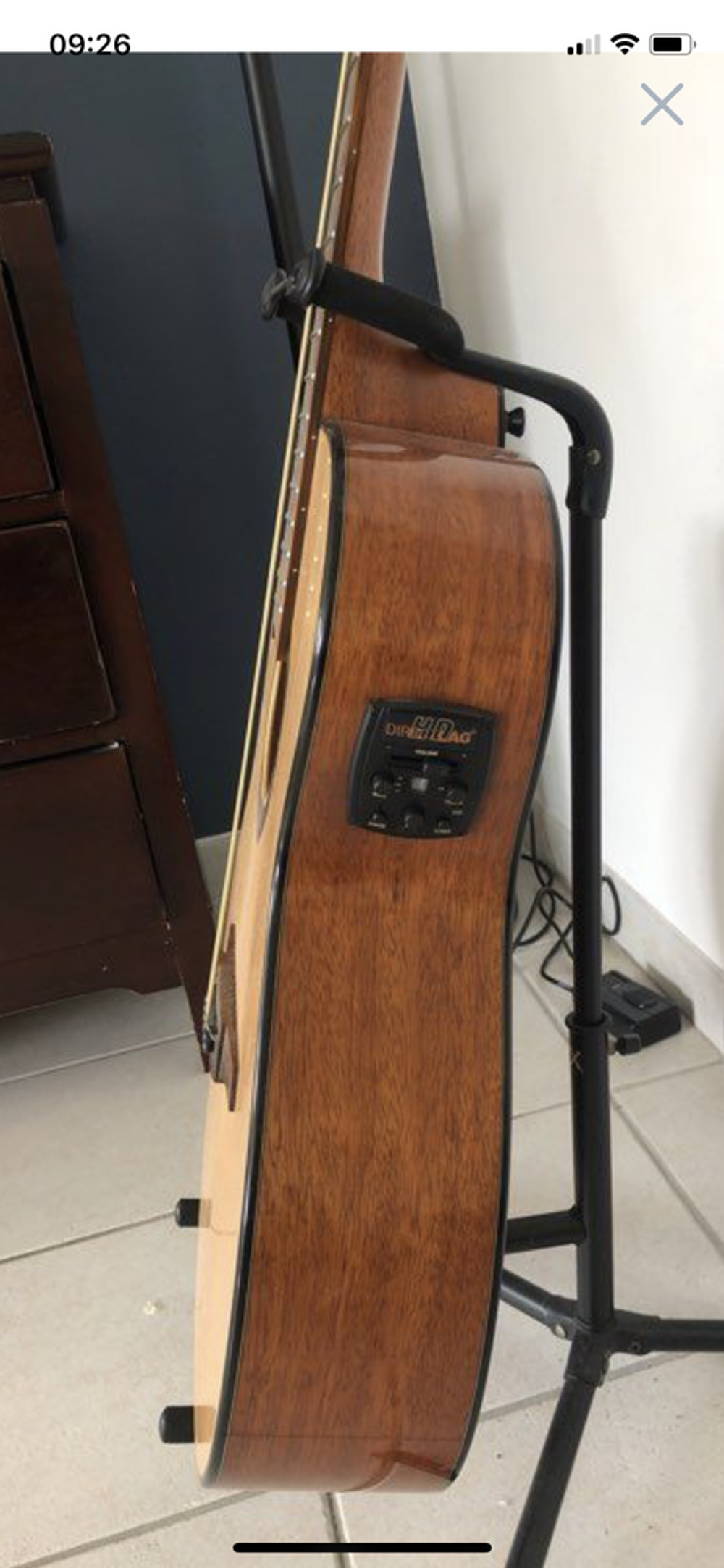 guitare LAG T80Ace gaucher Instruments de musique