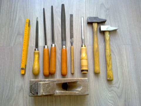 Lot outils menuisier vintage 30 Clichy (92)