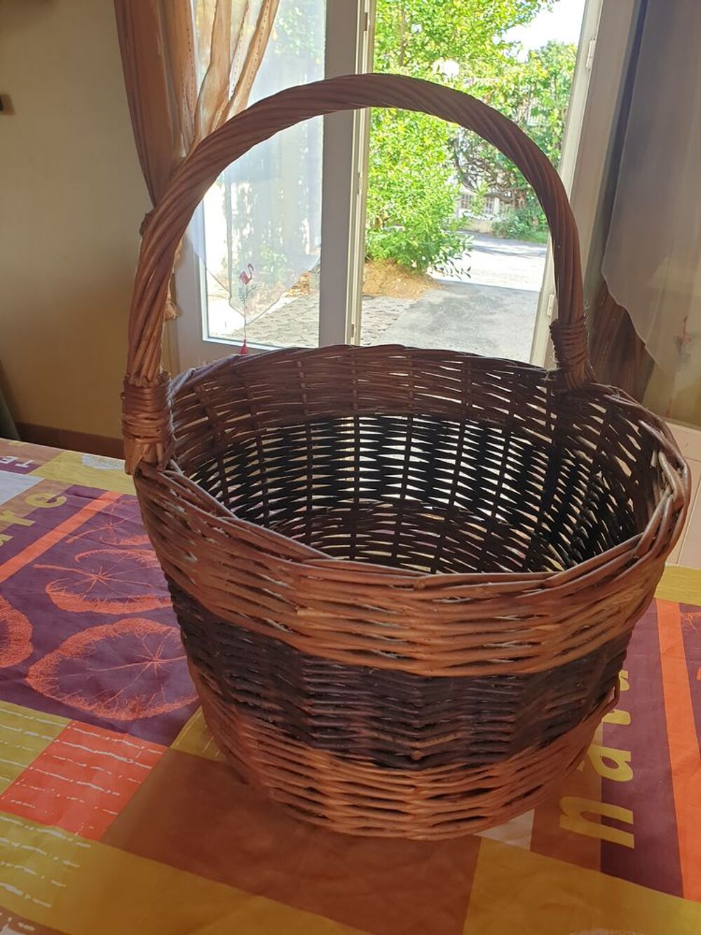 Panier en osier Décoration