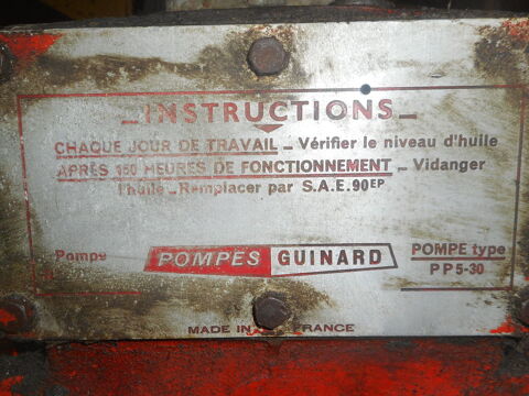 j'ai pompe guinard tbeg   faire prix réponse rapide 0 Saran (45)