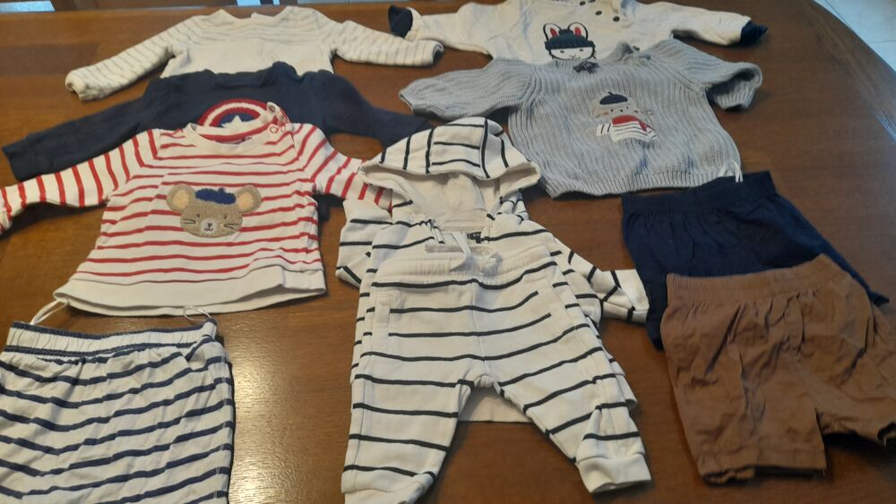 Lot de v&ecirc;tements pour b&eacute;b&eacute;s de 0 &agrave; 9mois Vêtements enfants
