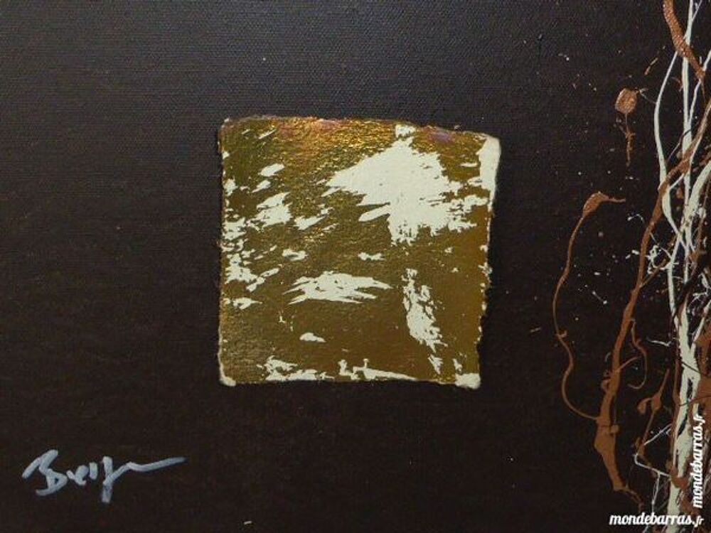 tableau peinture abstraite 60 X 60 Décoration
