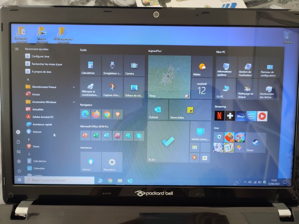 PC portables Packard Bell EasyNote TM85 Matériel informatique
