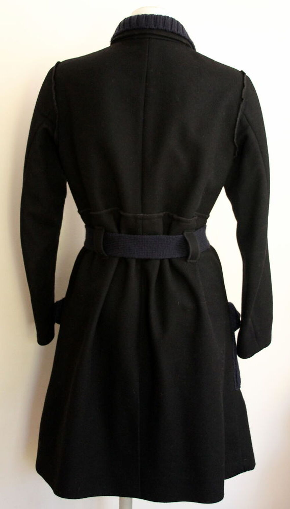 Manteau noir et marine SONIA RYKIEL T.M Vêtements