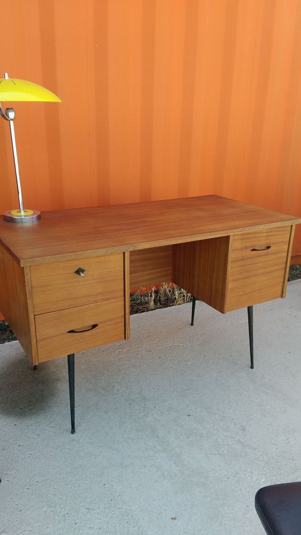 superbe bureau double face vintage circa 1960 Meubles