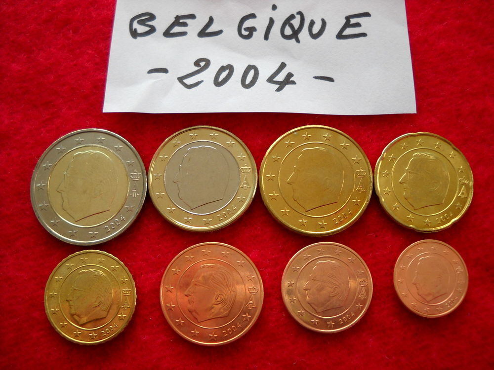 Monnaie pi&egrave;ces euros : BELGIQUE / 2004
12  