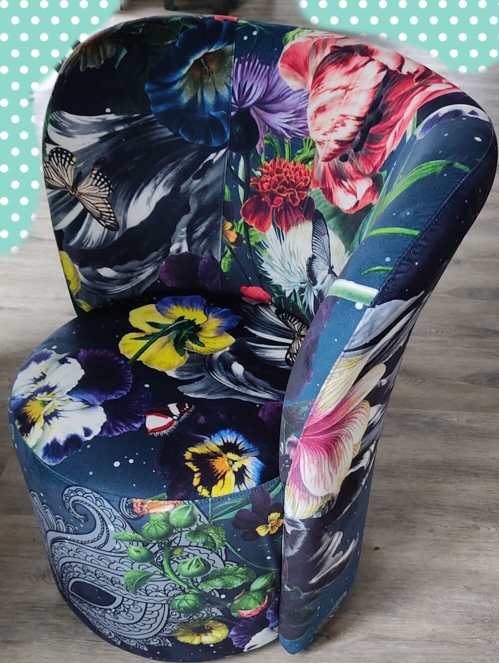 Petit fauteuil fleuri Meubles