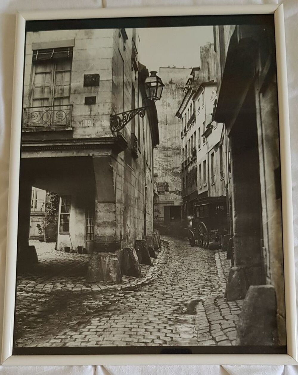 Tableaux photo rue de Paris 19&egrave;me si&egrave;cle Noir Décoration
