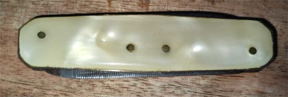 Petit couteau pliant effet nacre 2 fonctions 