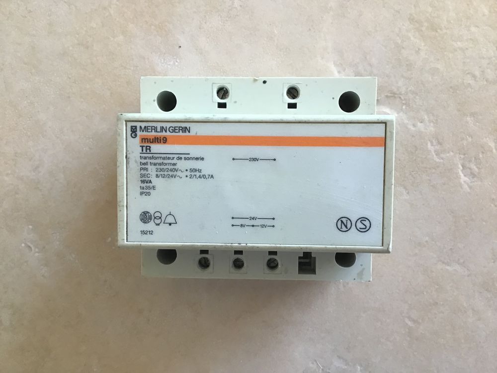 Transformateur sonnerie modulaire Bricolage