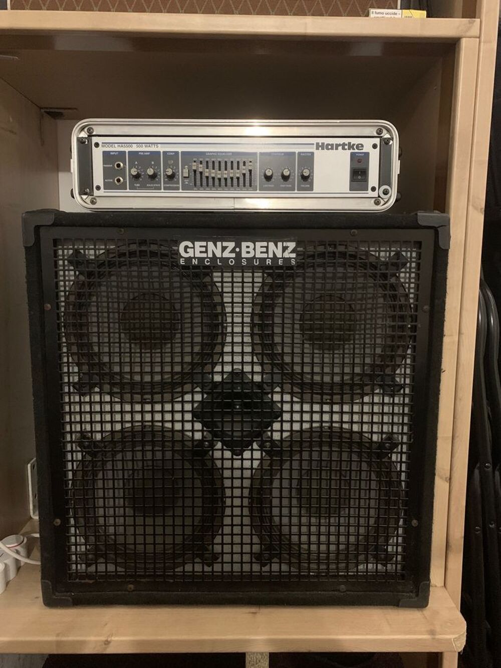 HARTKE 5500 + Baffles GENZ BENZ410 Instruments de musique
