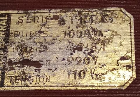 Transformateur, Courant, Electricit. 50 Pau (64)