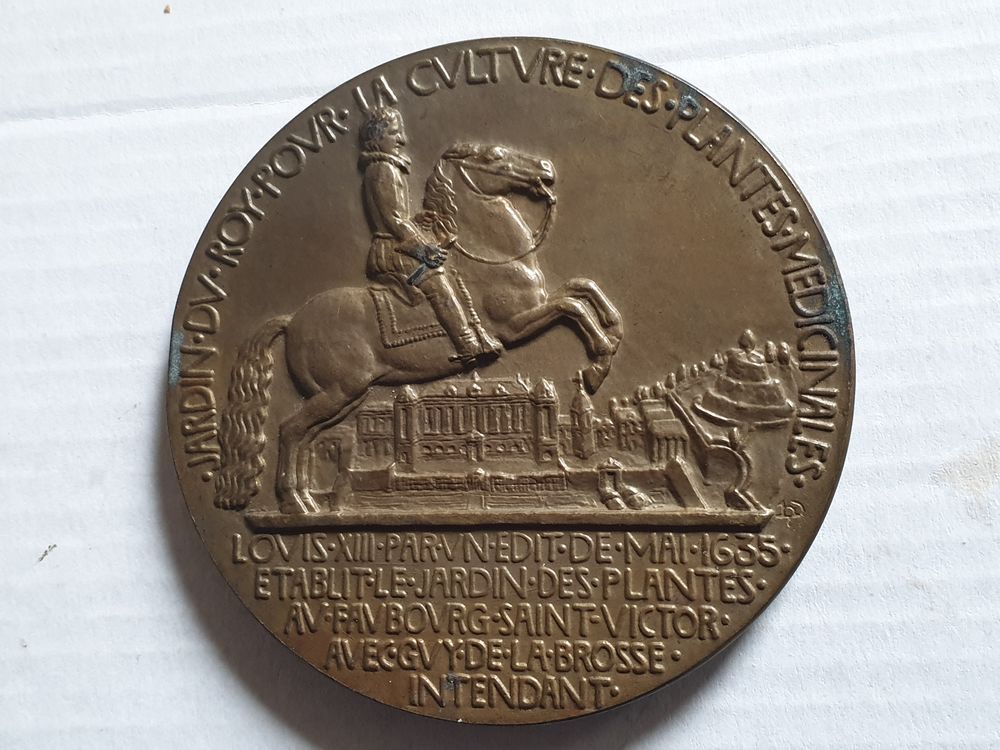 M&eacute;daille 300e Anniversaire du jardin des plantes 
