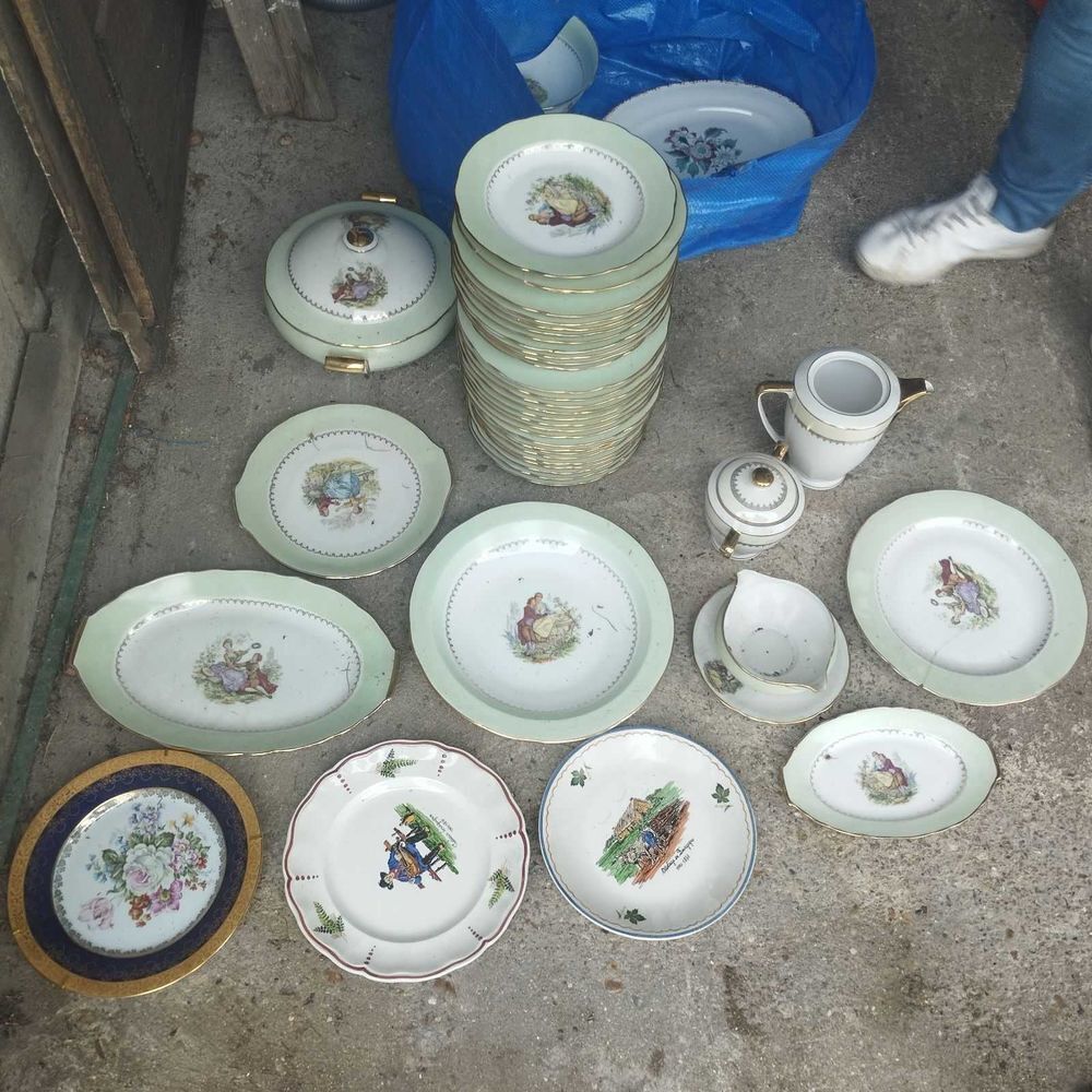 assiettes en porcelaine de Limoges Décoration