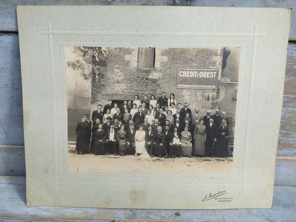 Photographie de Mariage 1922 Photo Massoteau &agrave; Amboise 